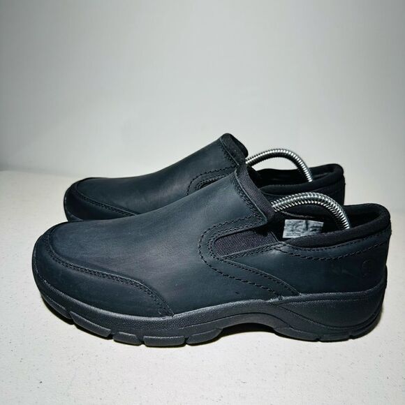 LANDS END womens loafers black work or casual shoes sizes 8 M - Picture 4 of 8